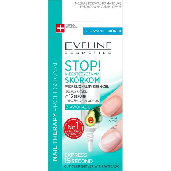 Eveline Cosmetics Nail Therapy Gel-Crema Rimuovi Cuticole 12 ml