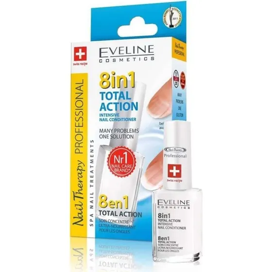 Eveline Cosmetics Trattamento Rigenerante Total Action Nail Therapy 8in1