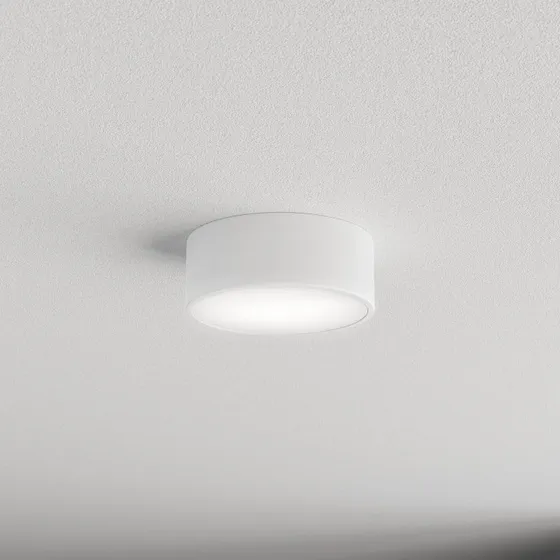 TEMAR LIGHTING Plafoniera Cleo Bianca Ø 20 cm E27