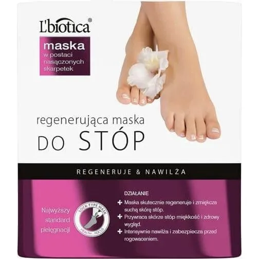 L biotica Maschera Rigenerante per Piedi in Calzini Imbevuti 32 ml