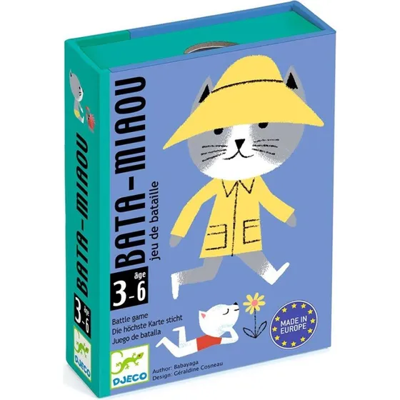 Djeco Bata-Miaou - Gioco di carte con gattini