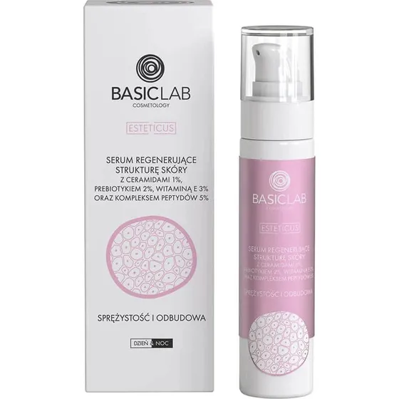 BasicLab Esteticus Siero Rigenerante con Ceramidi 1% e Peptidi 5%