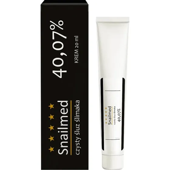 Snailmed Crema Viso Black Pearl con Bava di Lumaca 40,07% e Acido Ialuronico