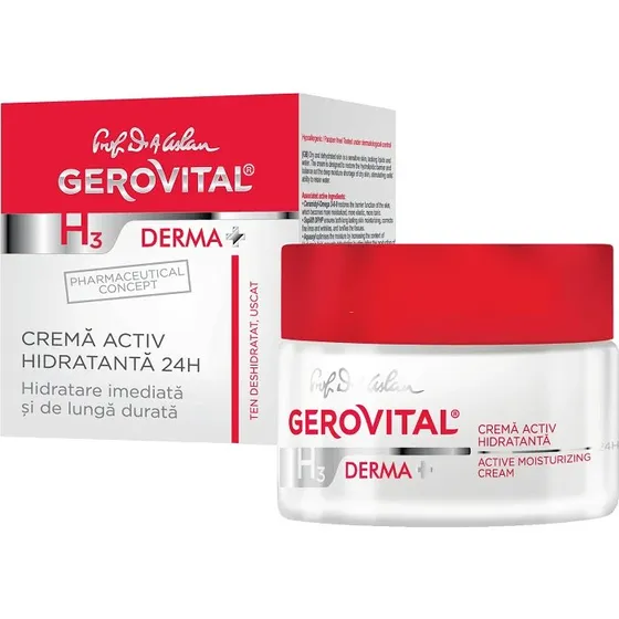 Farmec Gerovital H3 Derma+ Crema Idratante Attiva 50 ml