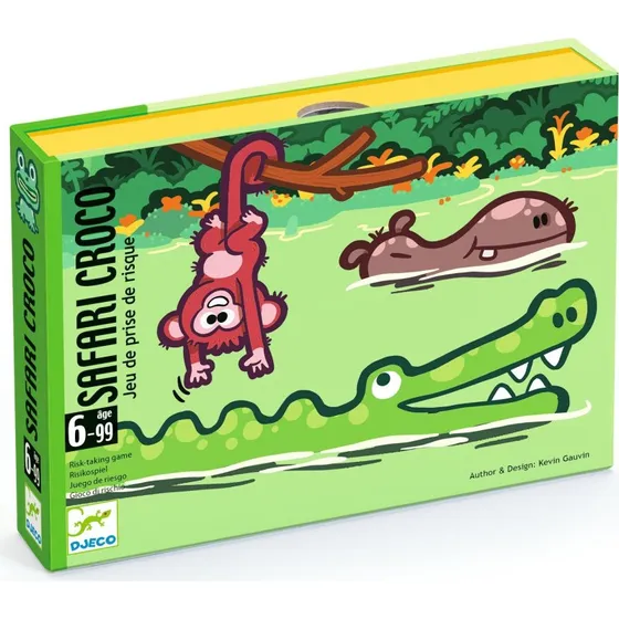 Djeco Gioco di Carte Safari Croco