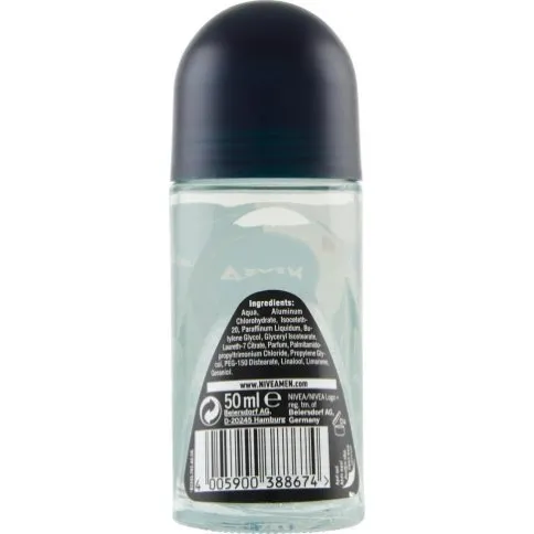 Nivea Men Black & White Invisible Roll-On 50ml