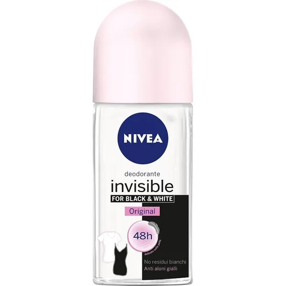 Nivea Deodorante Roll-On Invisible Black & White 50ml
