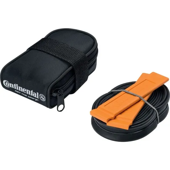 Continental Borsa Sottosella MTB 27.5" con Camera d'Aria VP42 e 2 Levagomme Nero