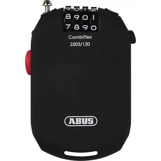 Abus Combiflex 2502/85 C/SB - Lucchetto a Cavo Roll-Back