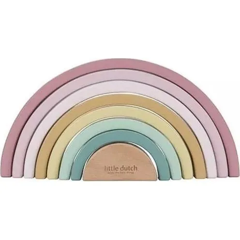 Little Dutch Arcobaleno in Legno Rosa FSC 12m+