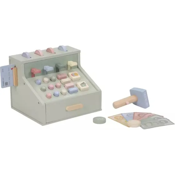 Little Dutch Registro Cassa Legno FSC Verde Menta 3+