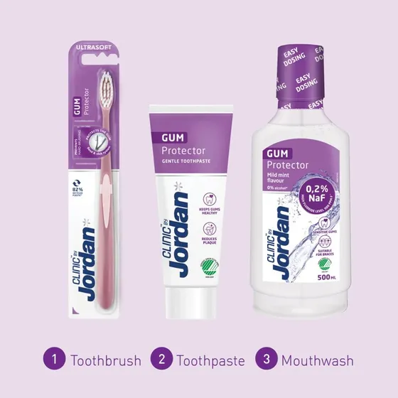 Jordan Clinic Gum Protector Spazzolino da denti Ultrasoft