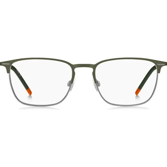 Hugo Boss HG 1235 Occhiali da Vista Uomo Squadrati Verde Rutenio