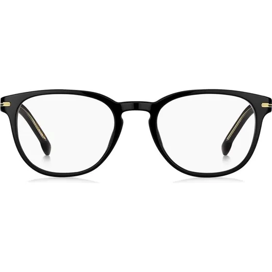 Boss 1601 Occhiali Da Vista Uomo Neri Rotondi
