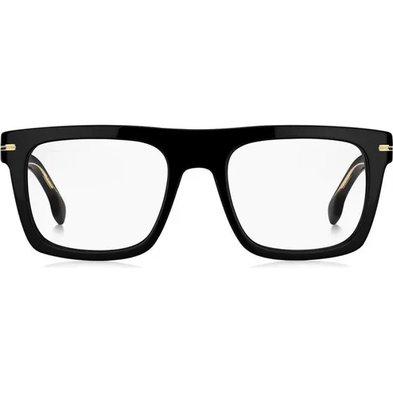 Boss 1597 Occhiali da Vista Uomo Neri Squadrati