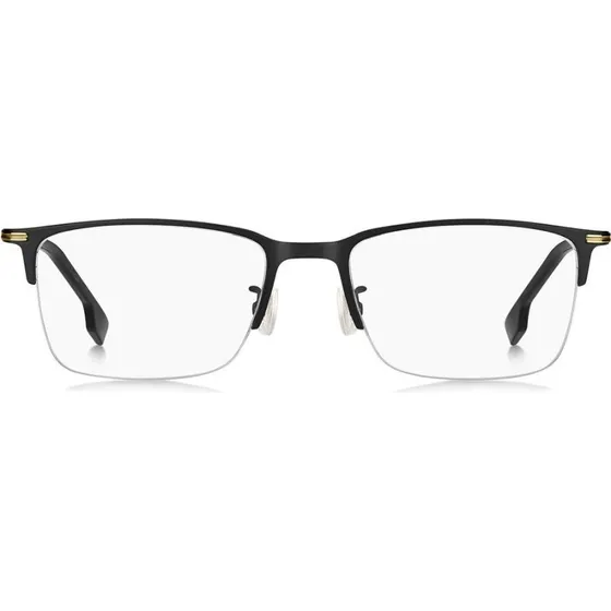 Boss 1616/F Occhiali da Vista Uomo Nero Geometrici