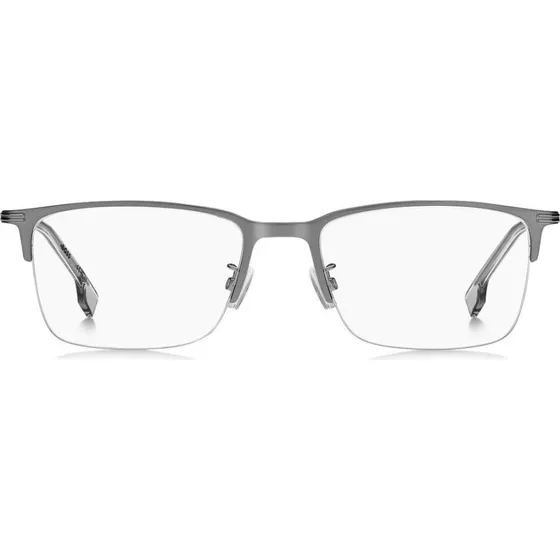Boss 1616/F Occhiali da Vista Uomo - Grigio Geometrico