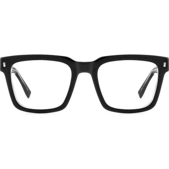 Dsquared2 Icon 0013 Occhiali da Vista Uomo Neri Squadrati