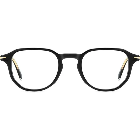 David Beckham DB 1140 Occhiali da Vista Uomo Neri Geometrici