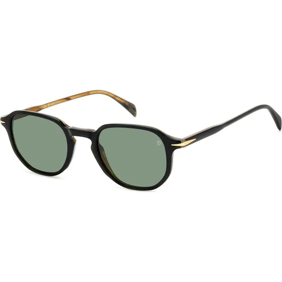 David Beckham DB 1140/S 05K/O7 Occhiali da Sole Acetato Nero e Verde