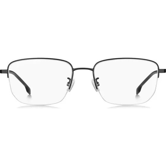 Boss 1675/F Occhiali da Vista Uomo Neri Rettangolari
