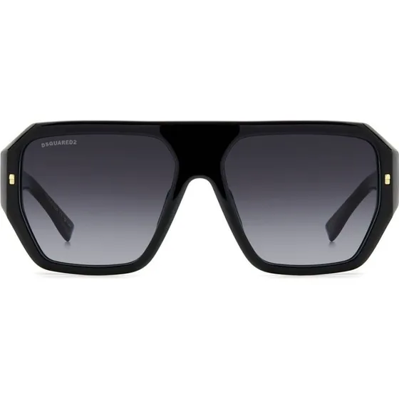 Dsquared2 D2 0128/S Occhiali da Sole Squadrati Neri e Grigi