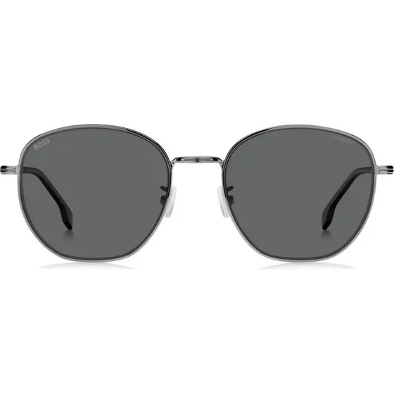 Boss 1671/F/SK Occhiali da Sole Uomo Rotondi Rutenio Polarizzati