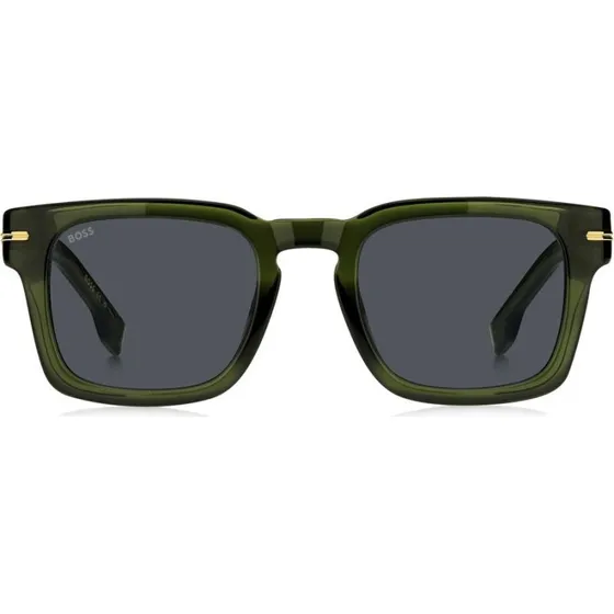 Boss 1625/S Occhiali da Sole Squadrati Verde e Grigio
