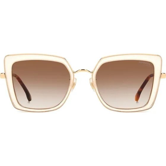Carrera 3031/S Occhiali da Sole Donna Farfalla Bianco e Marrone