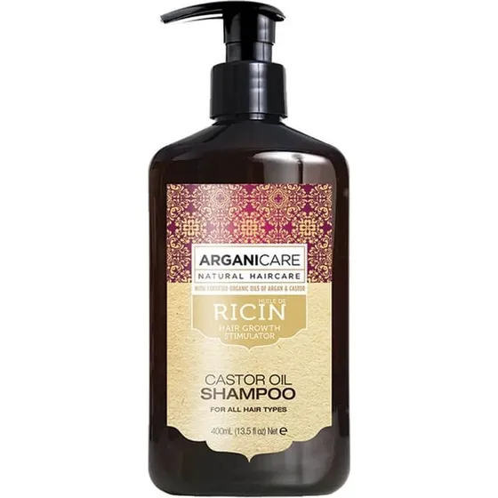 Arganicare Shampoo all'Olio di Ricino e Argan 400ml