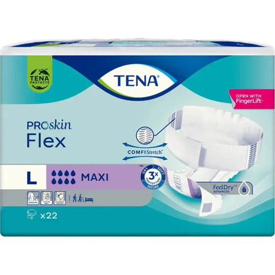 Tena Flex ProSkin Maxi Pannolini Taglia L, 22 pz