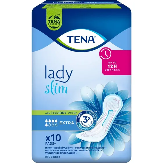 Tena Lady Slim Extra Assorbenti Igienici per Incontinenza, 10 pz