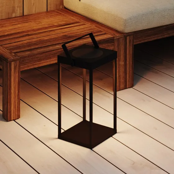 Markslöjd Lanterna Solare a LED PURE, Nera, 42 cm