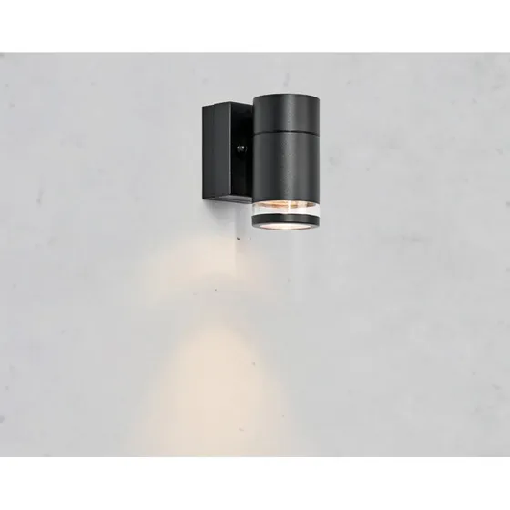 Applique da esterni LED Markslöjd Luno, Nera, IP65, Dimmerabile