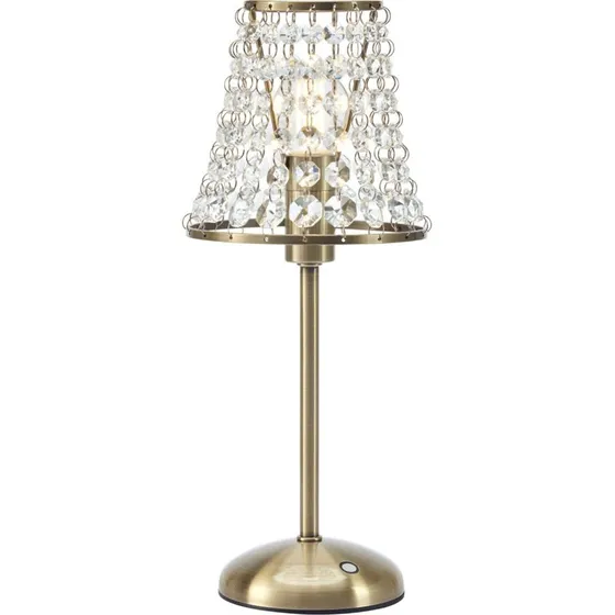 Markslöjd Lampada da tavolo Liora, Ottone e Vetro, Dimmerabile