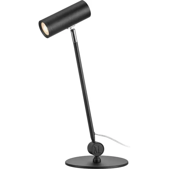 Markslöjd Lampada da tavolo LED Arlo, Nera, Dimmerabile