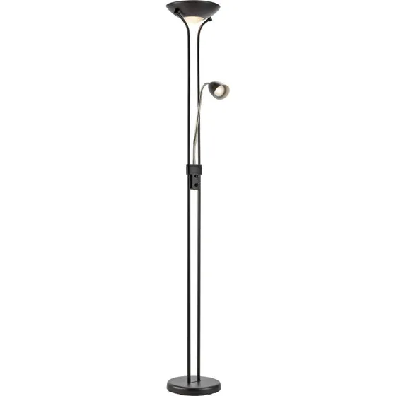 Markslöjd Lampada a LED da pavimento Modu, Nero, 180 cm