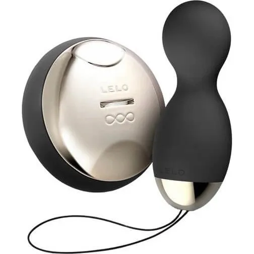 LELO Hula Beads - Palline Vaginali Rotanti e Vibranti, Nero