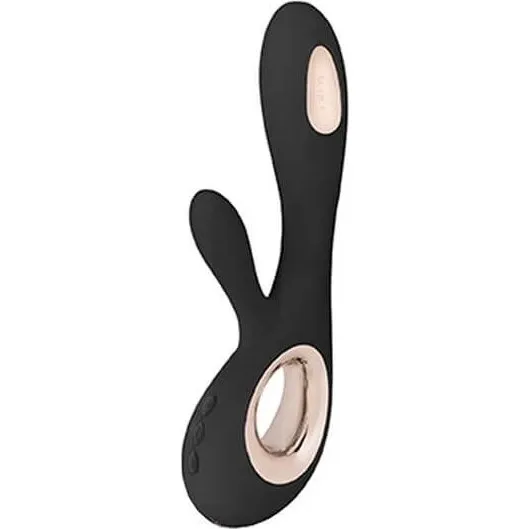 Lelo Soraya Wave Black - Vibratore Rabbit con tecnologia WaveMotion