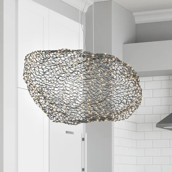 Rydéns Hayden Lampada a Sospensione LED L75 Nero Opaco