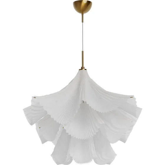 Lampada a sospensione By Rydéns Juliette, bianca, tulle e metallo