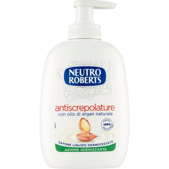 Neutro Roberts Sapone Liquido Antiscrepolature Olio di Argan 200 ml