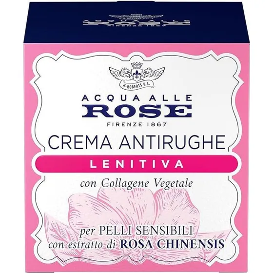Acqua alle Rose Crema Viso Antirughe Lenitiva 50ml