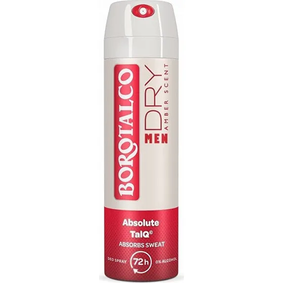 Borotalco Men Dry Amber Deodorante Spray 150 ml
