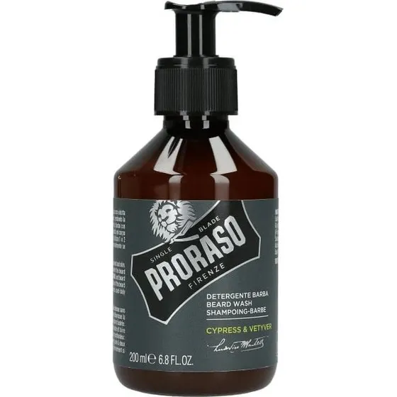 Proraso Shampoo Barba Cipresso e Vetyver 200ml