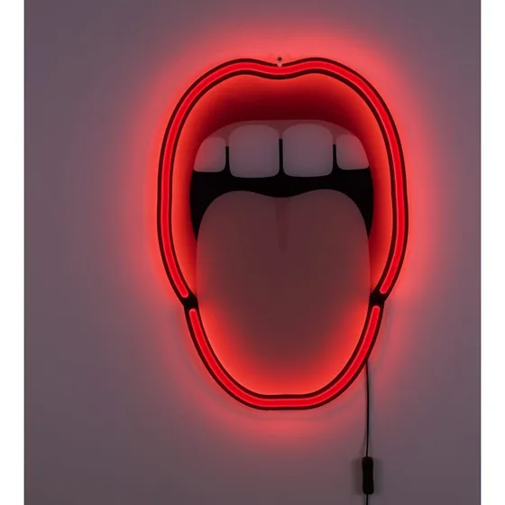 Seletti Blow Tongue Applique LED Design Studio Job