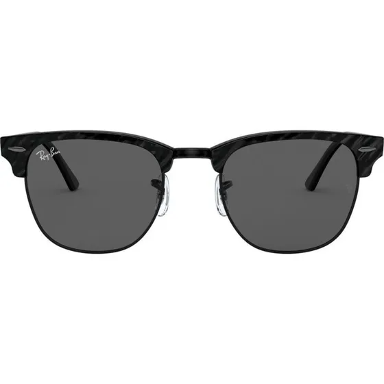 Ray-Ban Clubmaster RB3016 Occhiali da Sole Nero e Grigio
