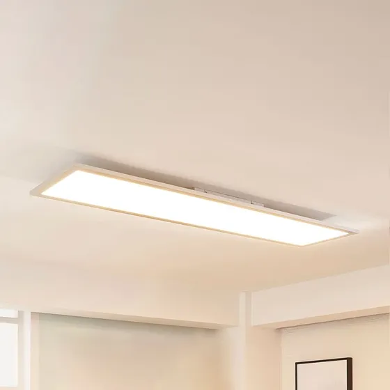 Plafoniera Lysander 58W Argento - Design Moderno per Studio e Ufficio