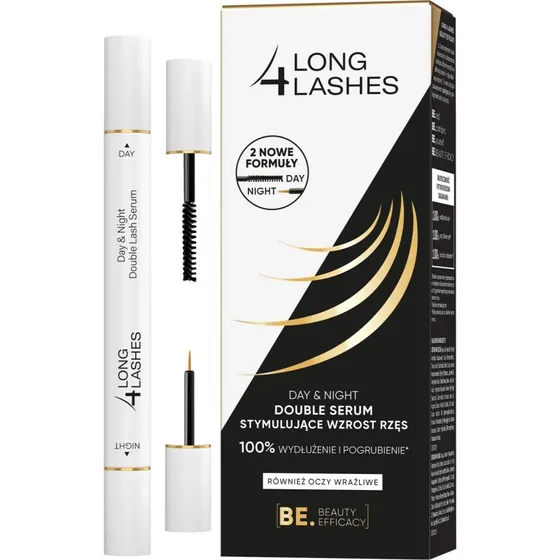 Long4Lashes Day & Night Double Siero Stimolante Crescita Ciglia 2in1