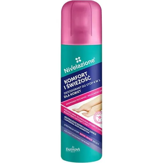 Nivelazione Deodorante per Piedi Donna 4 in 1 - 180 ml
